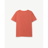 The Animals Observatory Red Peach Rooster Babies Tee