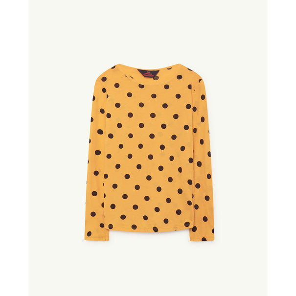 The Animals Observatory Yellow Polka Dots Deer T-shirt