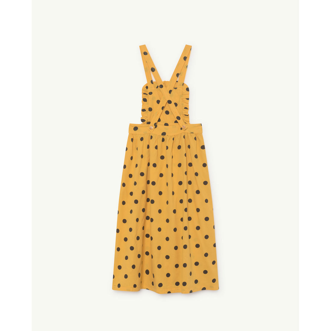 The Animals Observatory Yellow Polka Dots Cow Dress