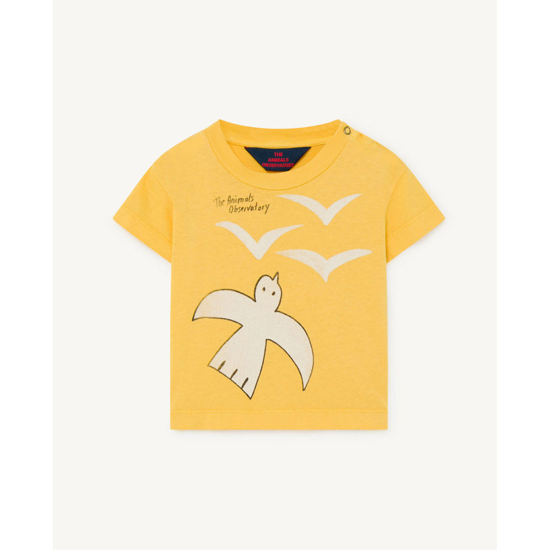 The Animals Observatory Yellow Birds Rooster Baby Tee