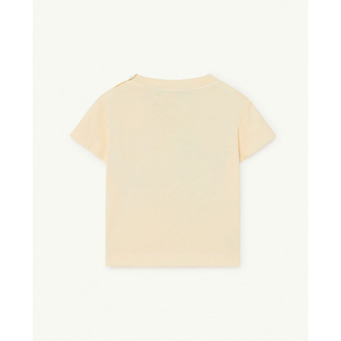 The Animals Observatory Yellow OUI Rooster Baby Tee
