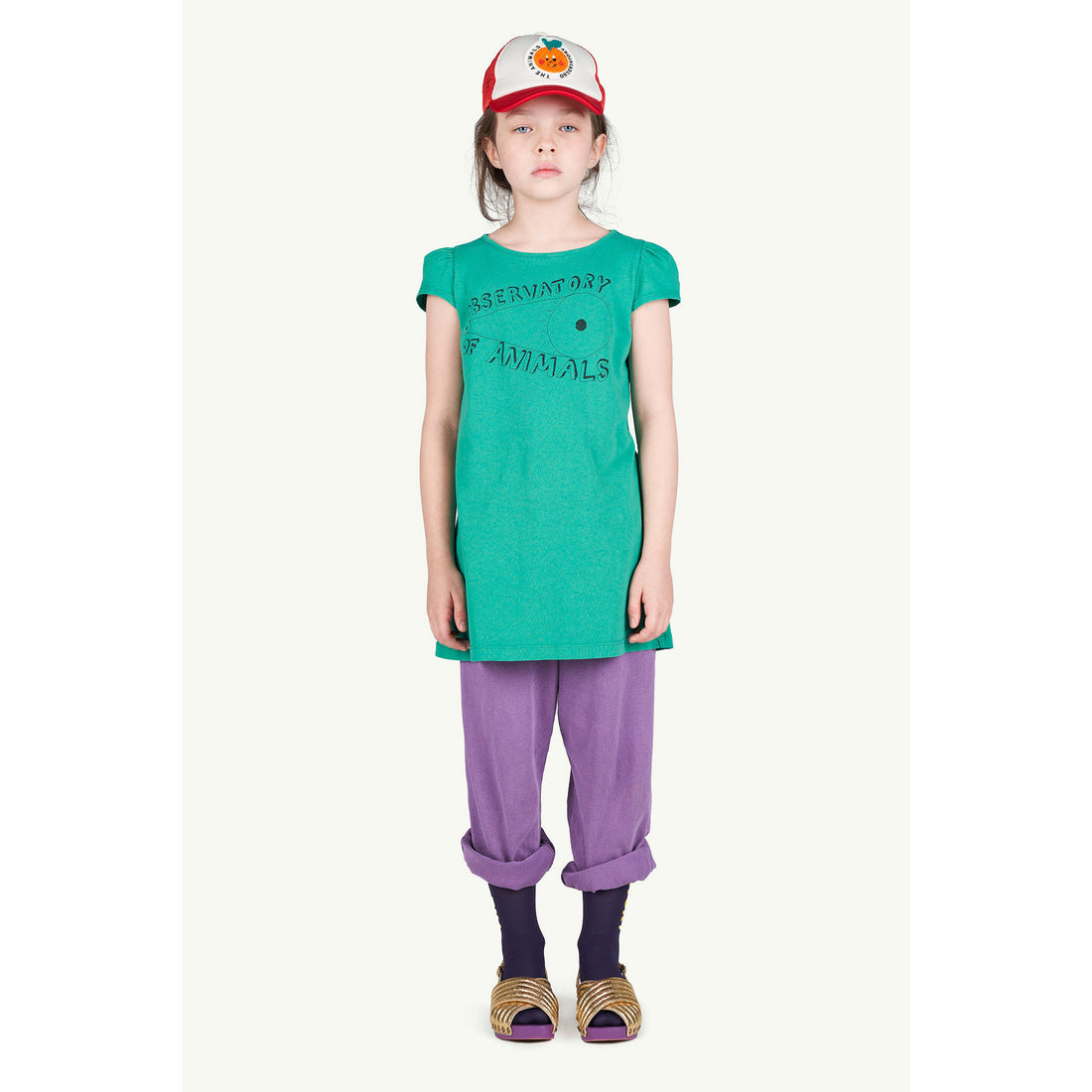 The Animals Observatory Green Observatory Flamingo Dress