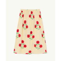 The Animals Observatory Yellow Flowers Ladybug Skirt