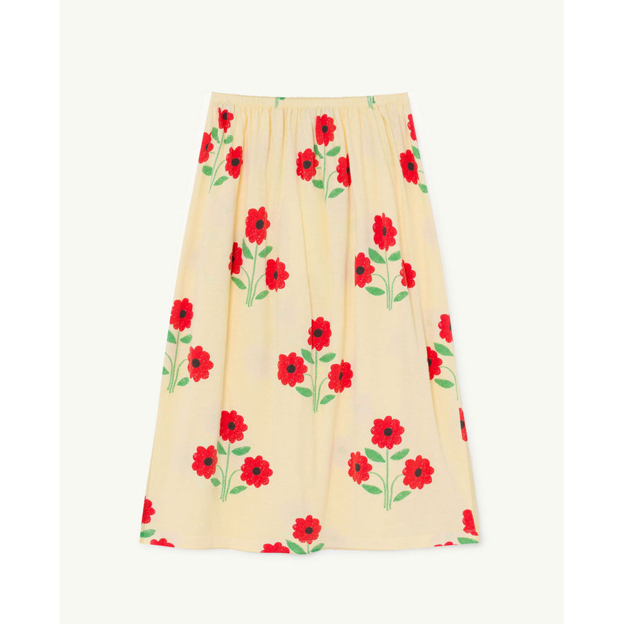 The Animals Observatory Yellow Flowers Ladybug Skirt