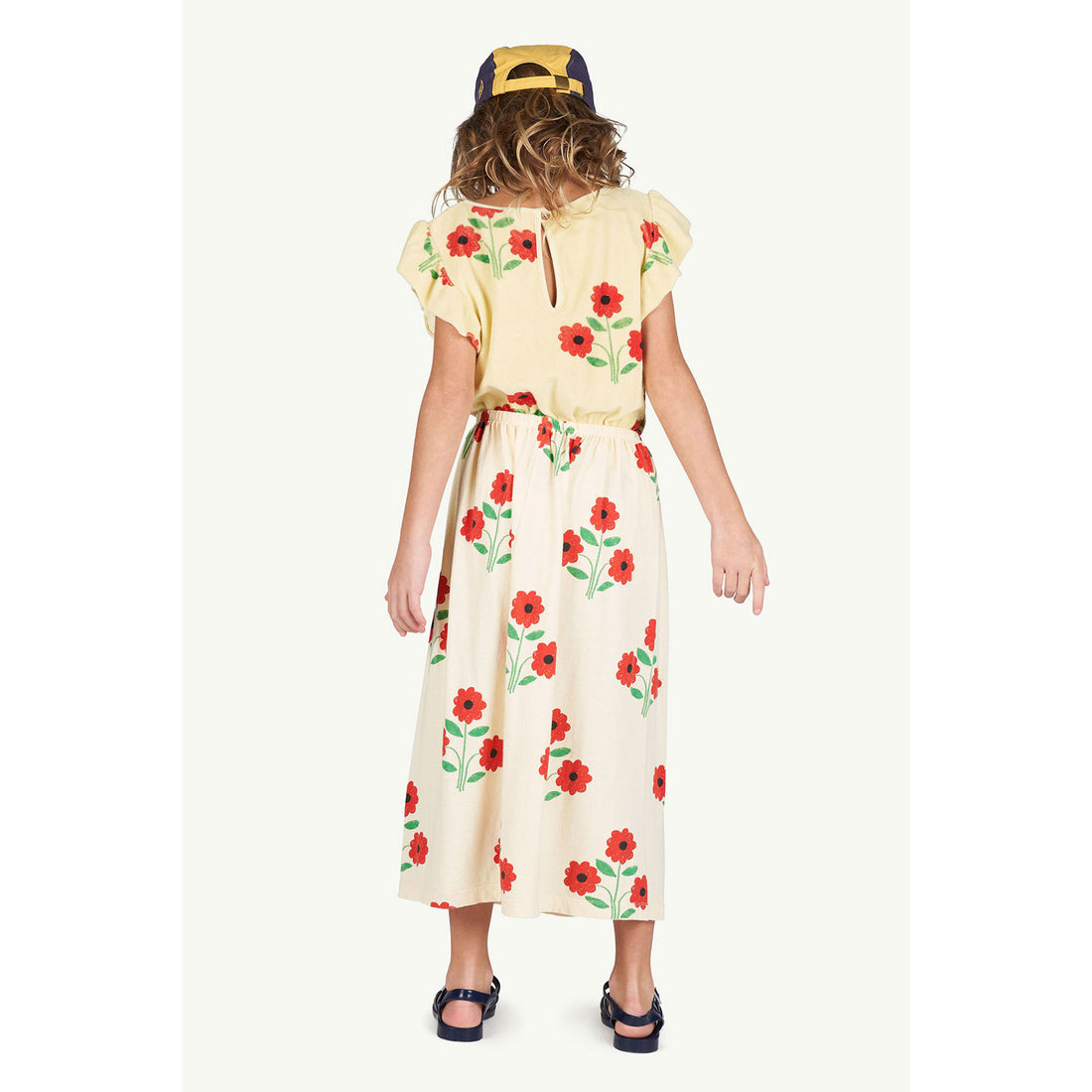 The Animals Observatory Yellow Flowers Ladybug Skirt