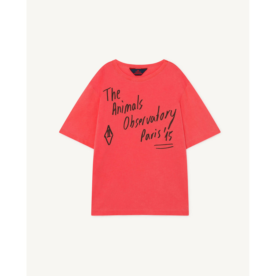 The Animals Observatory Red The Animals Rooster Oversized Tee