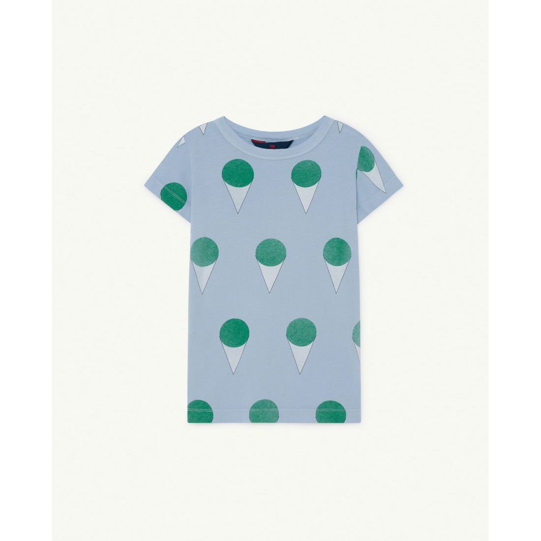 The Animals Observatory Blue Ice Cream Hippo Tee
