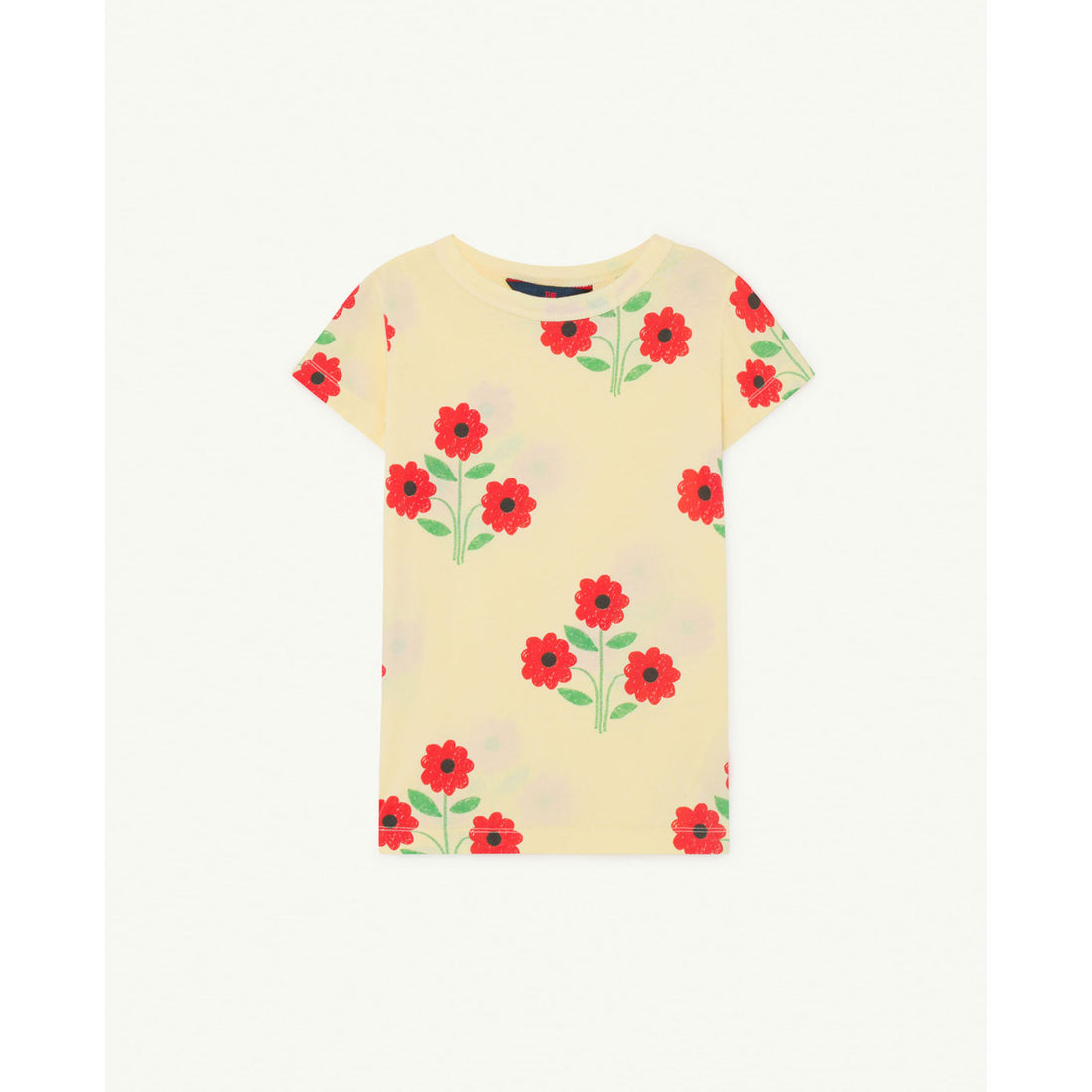 The Animals Observatory Yellow Flowers Hippo Tee