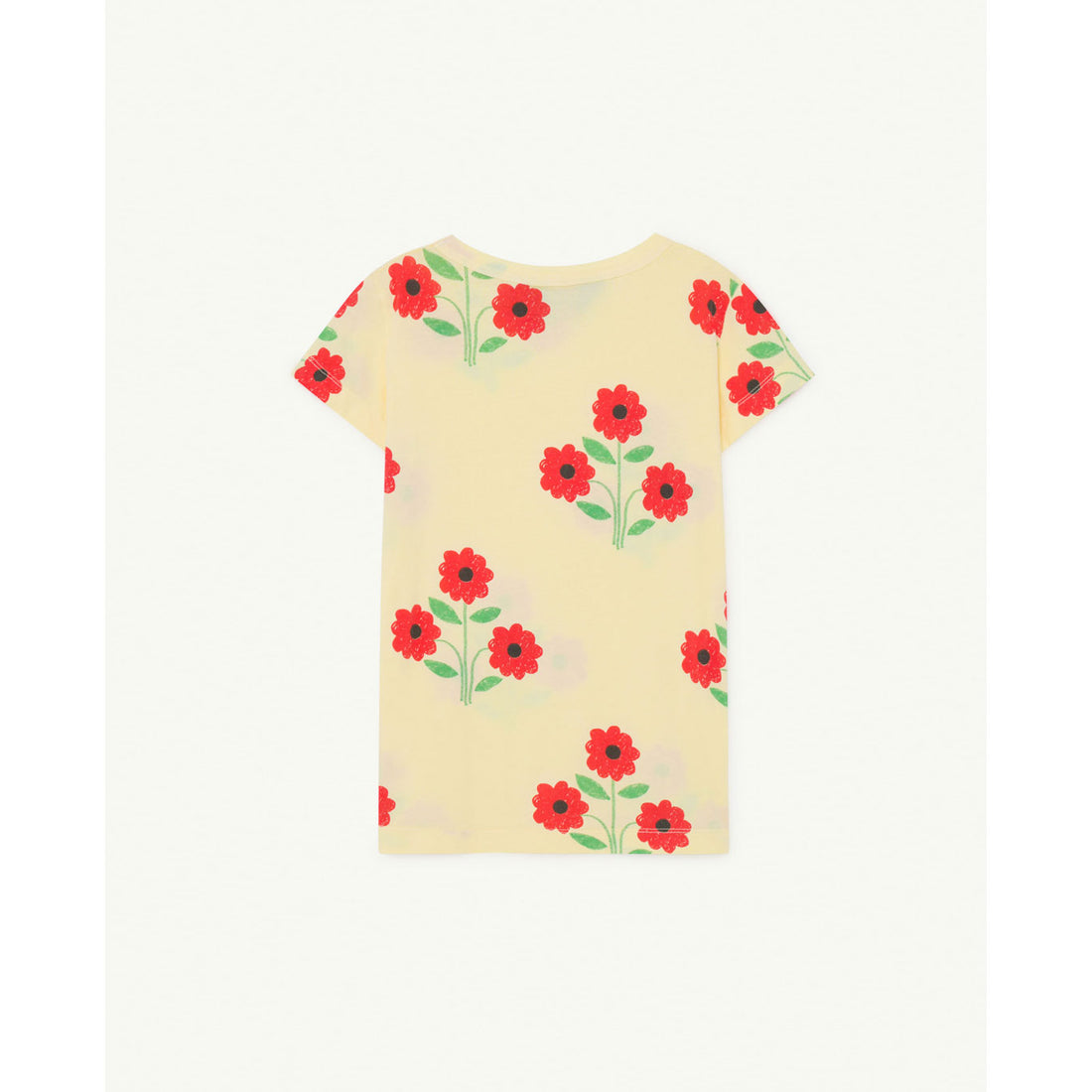 The Animals Observatory Yellow Flowers Hippo Tee