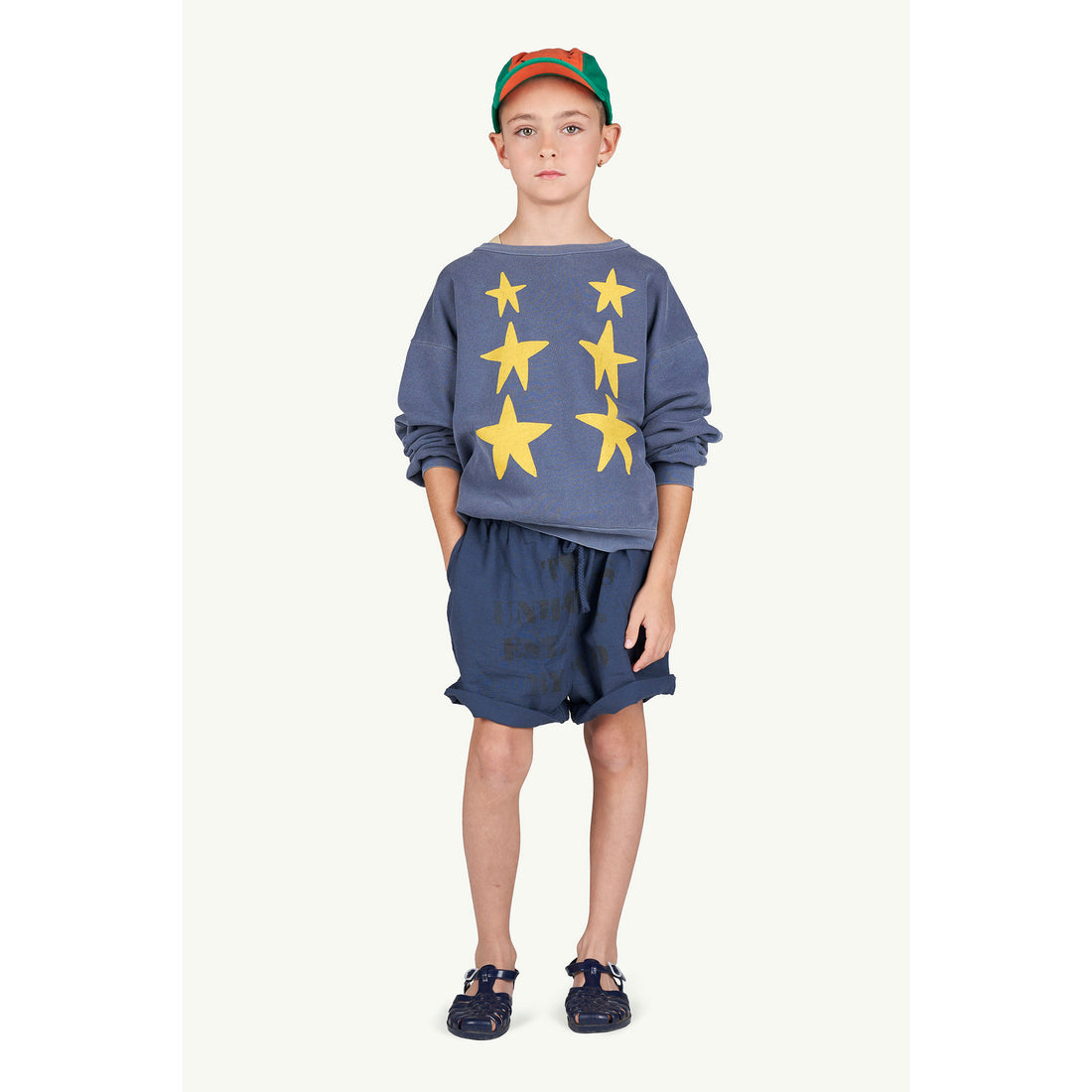 The Animals Observatory Blue Stars Bear Sweatshirt