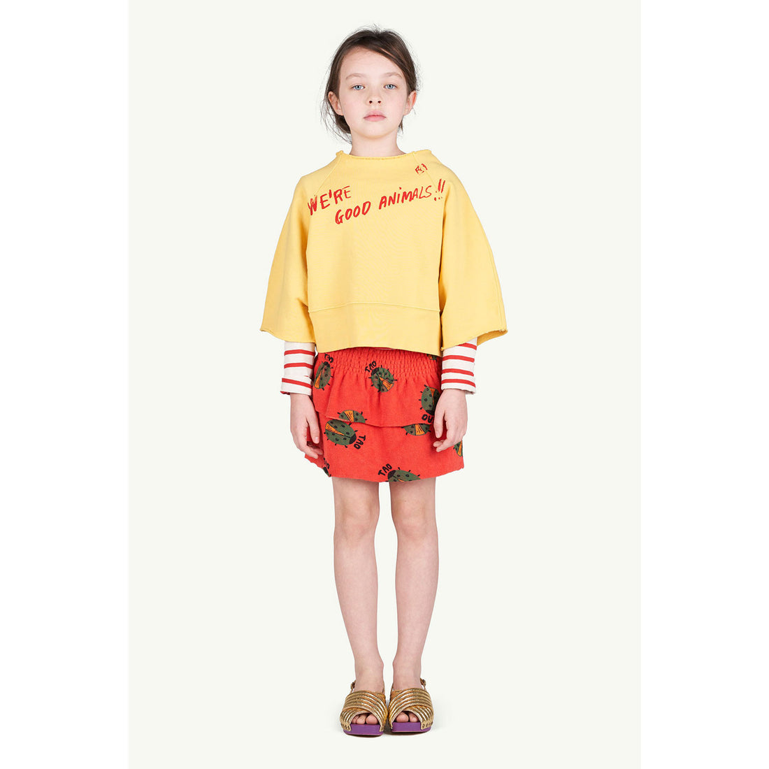 The Animals Observatory Yellow Were Good Animals Squab Sweatshirt