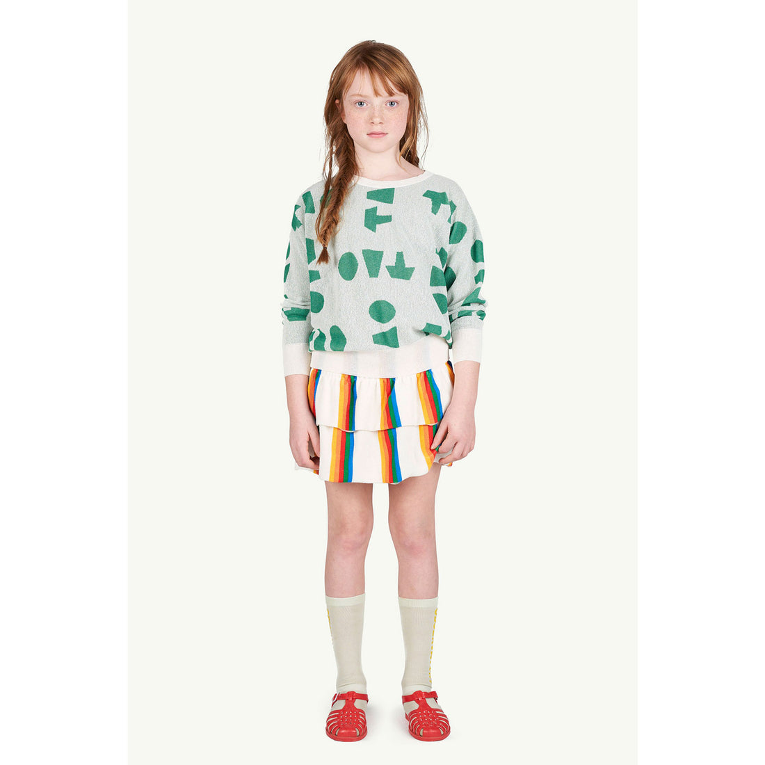 The Animals Observatory White Rainbow Wombat Skirt