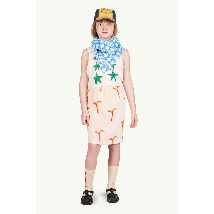 The Animals Observatory Rose Geometric Kitten Skirt