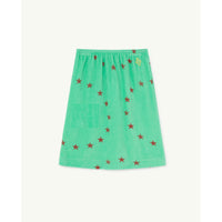 The Animals Observatory Green Stars Kitten Skirt