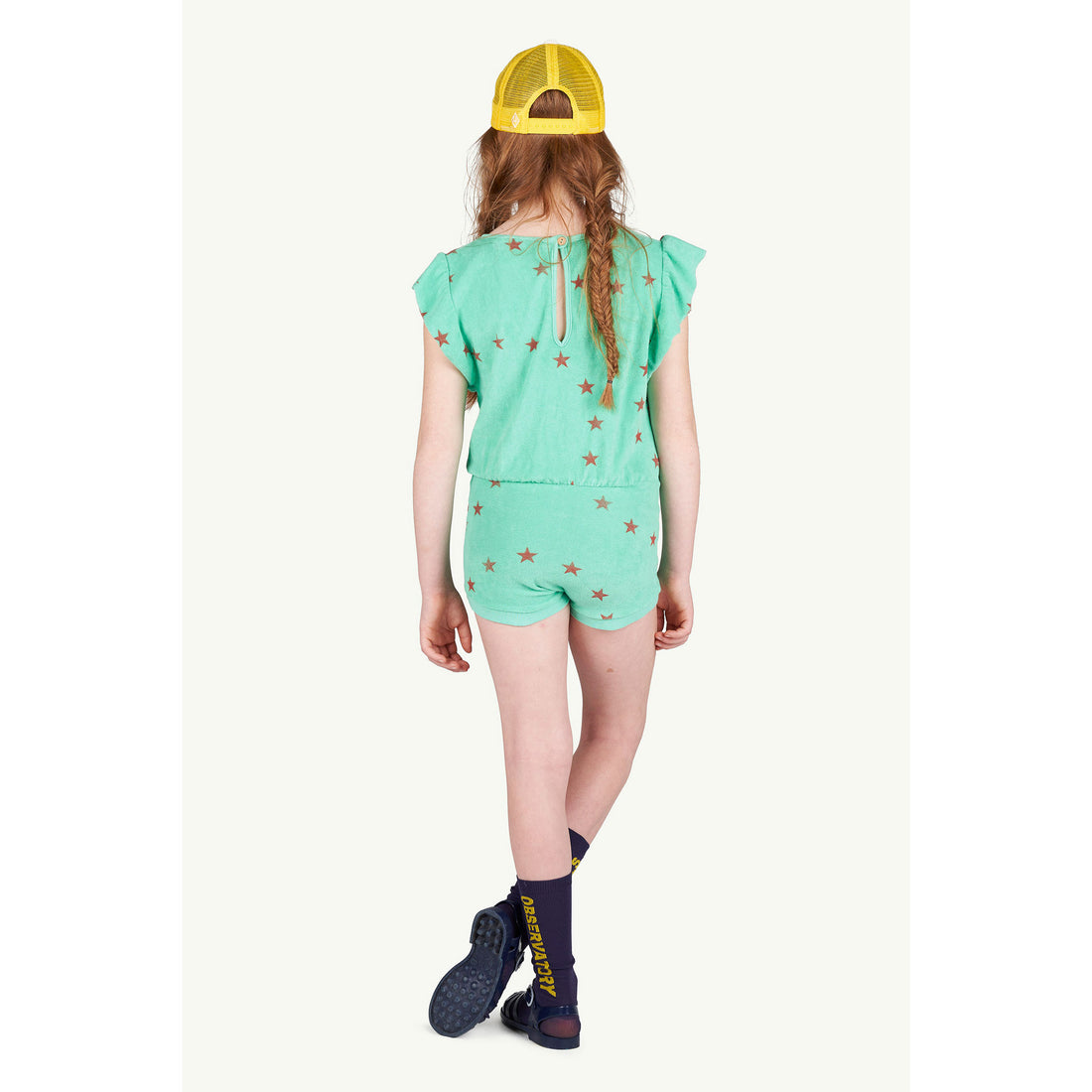 The Animals Observatory Green Stars Koala Jumpsuit