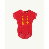 The Animals Observatory Red Stars Koala Jumpsuit
