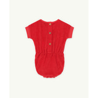 The Animals Observatory Red Stars Koala Jumpsuit