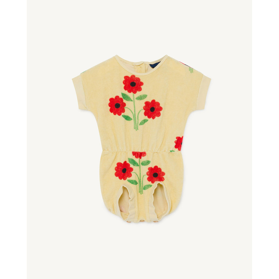 The Animals Observatory Yellow Flowers Koala Jumpsuit