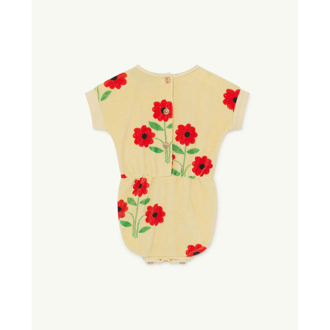 The Animals Observatory Yellow Flowers Koala Jumpsuit
