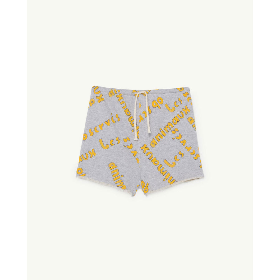 The Animals Observatory Grey Les Animaux Hedgehog Shorts