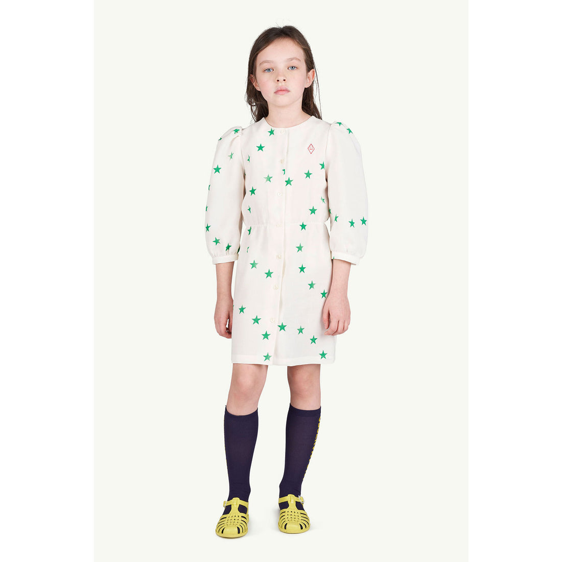 The Animals Observatory White Stars Tortoise Dress