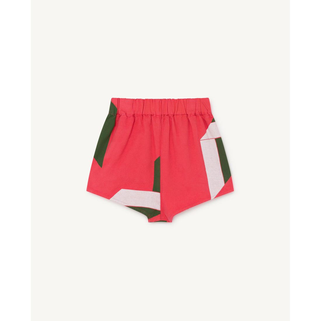 The Animals Observatory Red Geometric Clam Shorts