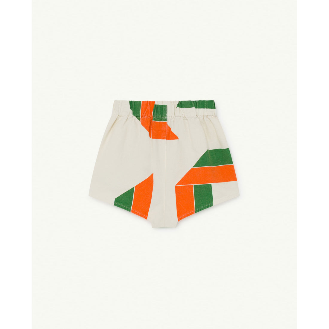 The Animals Observatory White Geometric Clam Shorts