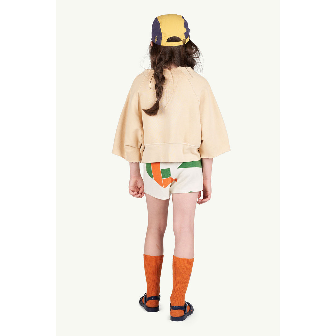 The Animals Observatory White Geometric Clam Shorts