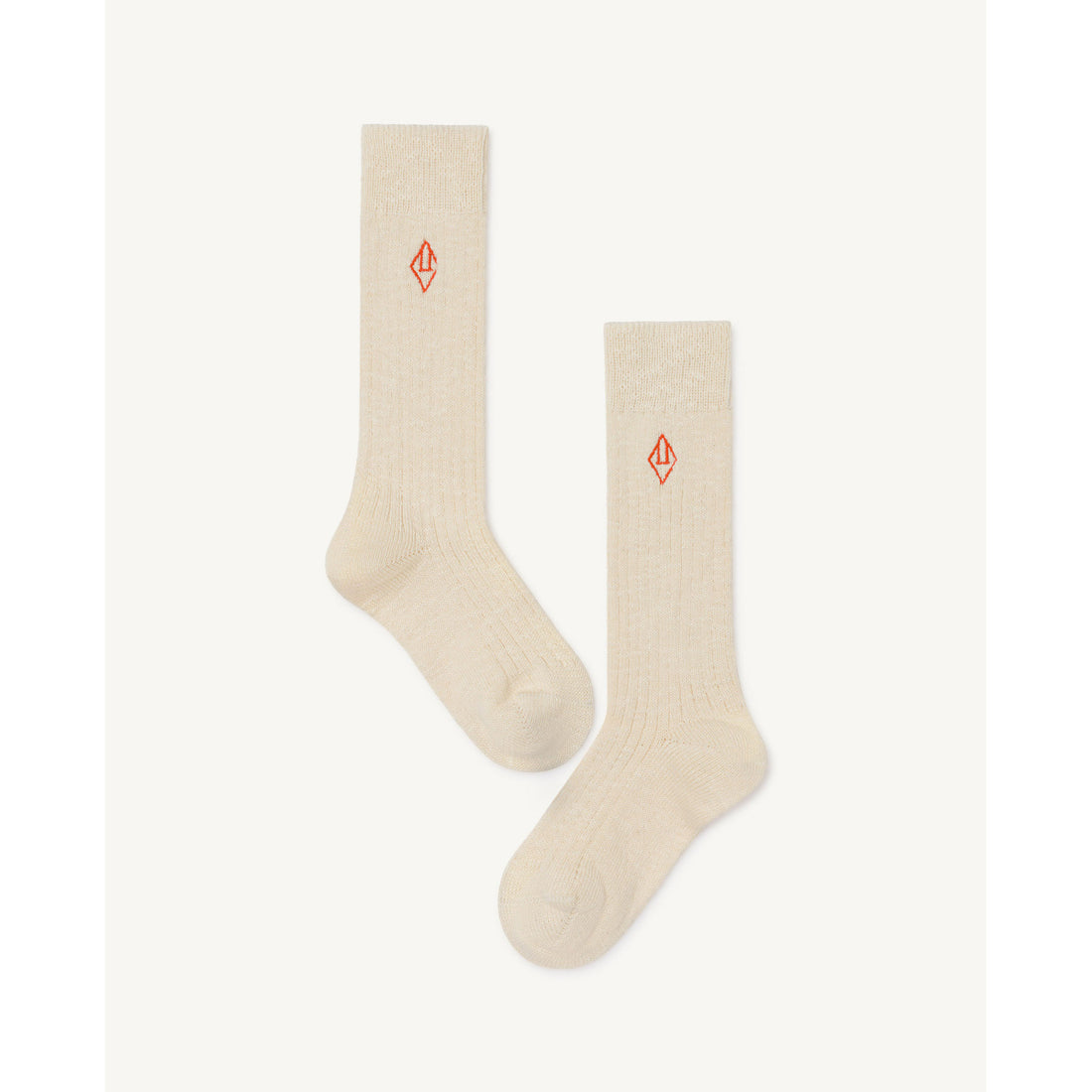The Animals Observatory White Logo Skunk Socks