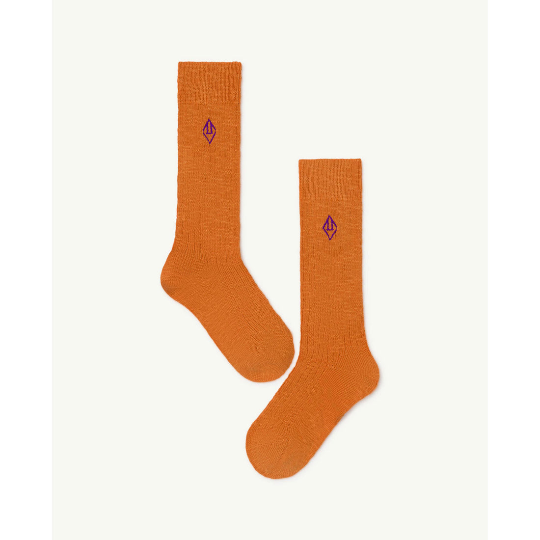 The Animals Observatory Orange Logo Skunk Socks