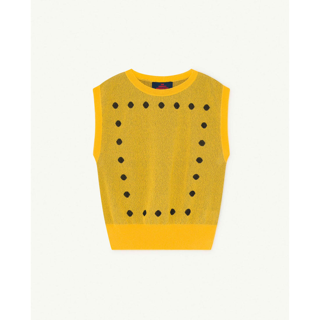 The Animals Observatory Yellow Geo Bat Vest