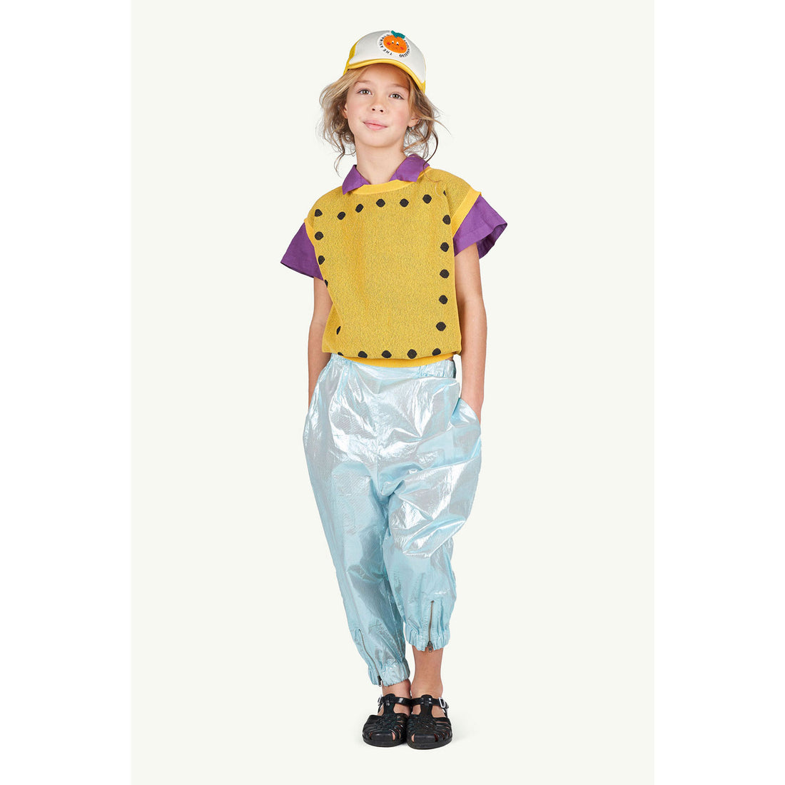 The Animals Observatory Yellow Geo Bat Vest