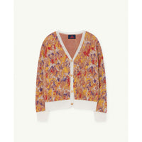 The Animals Observatory Multicolor Knit Racoon Cardigan