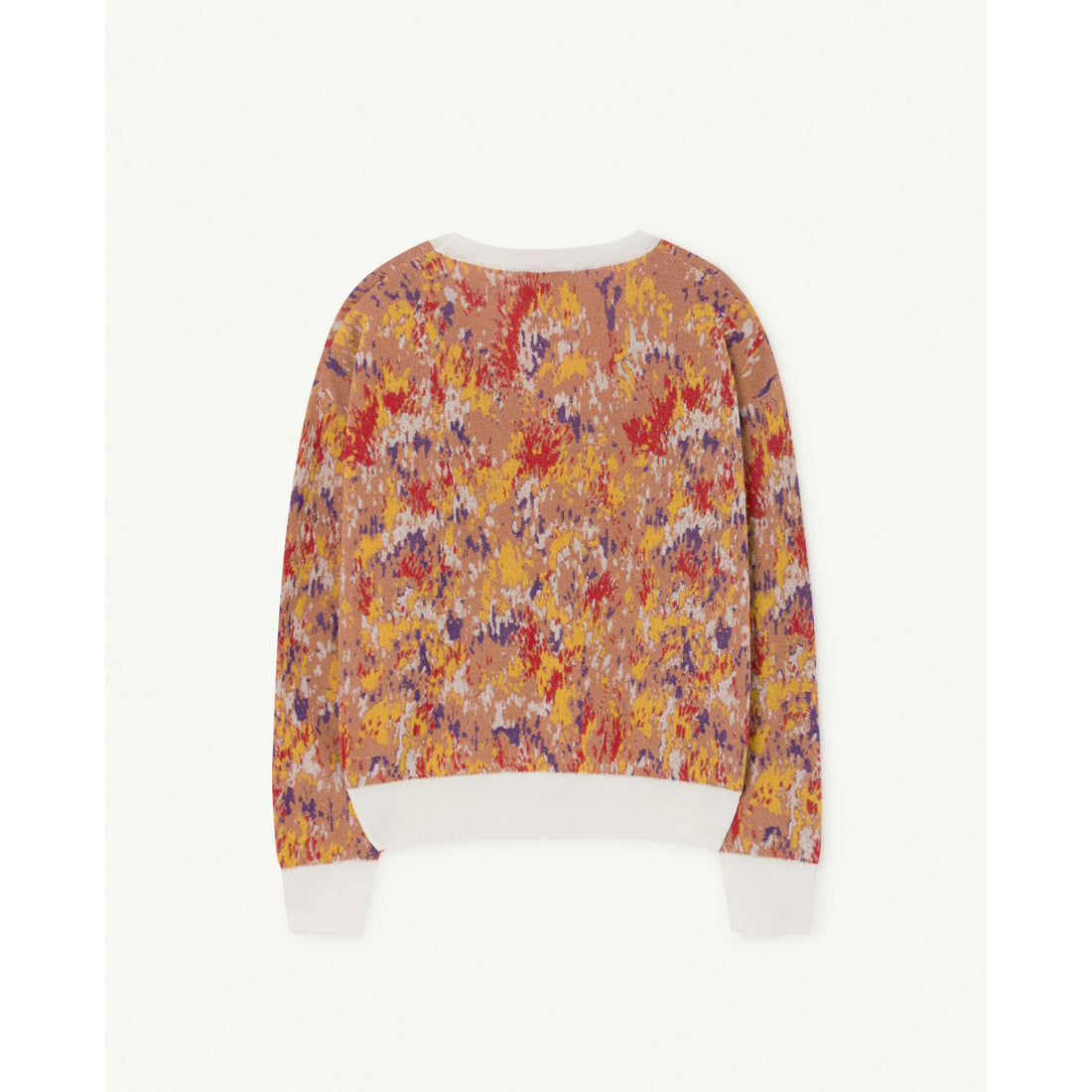 The Animals Observatory Multicolor Knit Racoon Cardigan