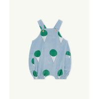The Animals Observatory Blue Ice Cream Boar Baby Dungarees