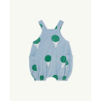 The Animals Observatory Blue Ice Cream Boar Baby Dungarees