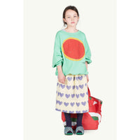 The Animals Observatory Fiery Red Geo Canvas Tote