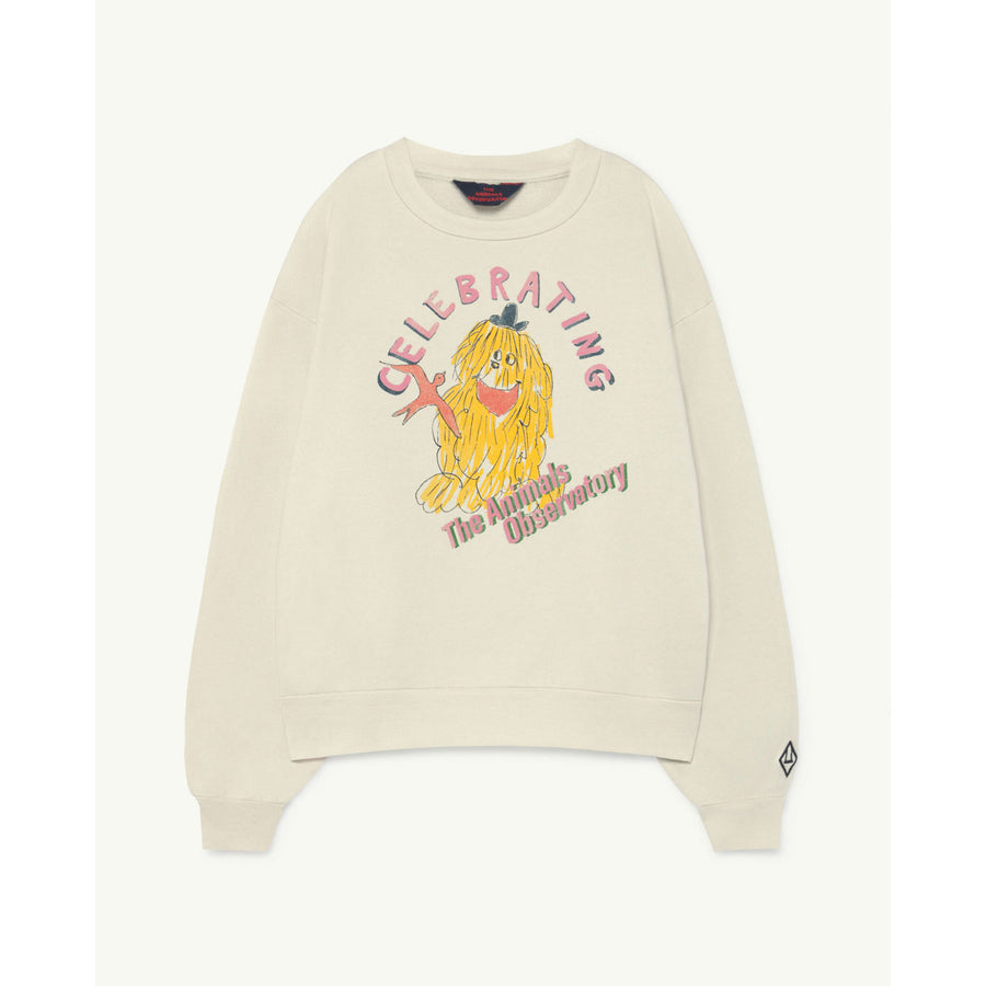 The Animals Observatory White Celebrating  Bear Sweatshirt