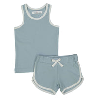 Coco Blanc Pale Blue French Terry Tank
