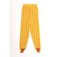 Ligne Noire Yellow Tartan Joggers