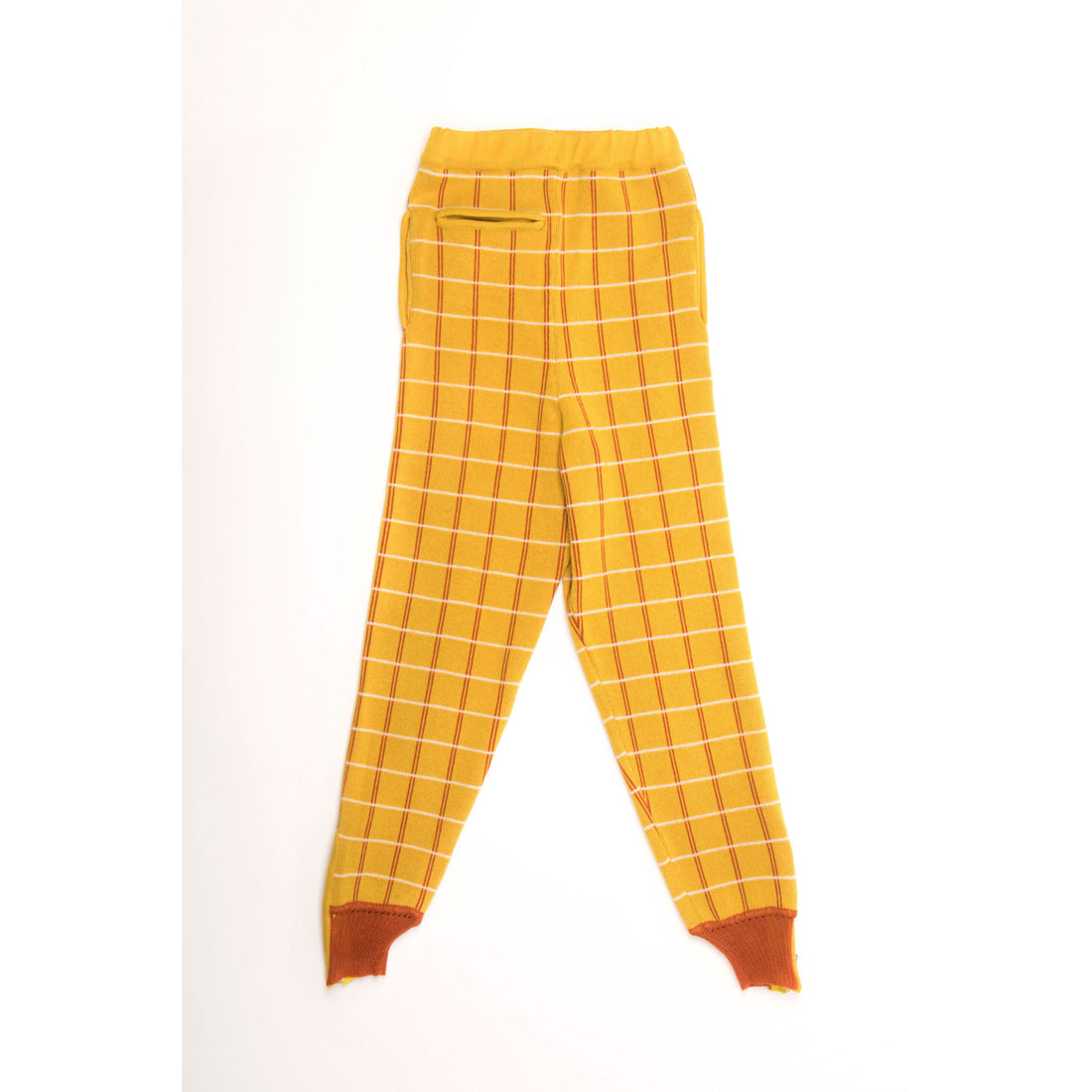 Ligne Noire Yellow Tartan Joggers