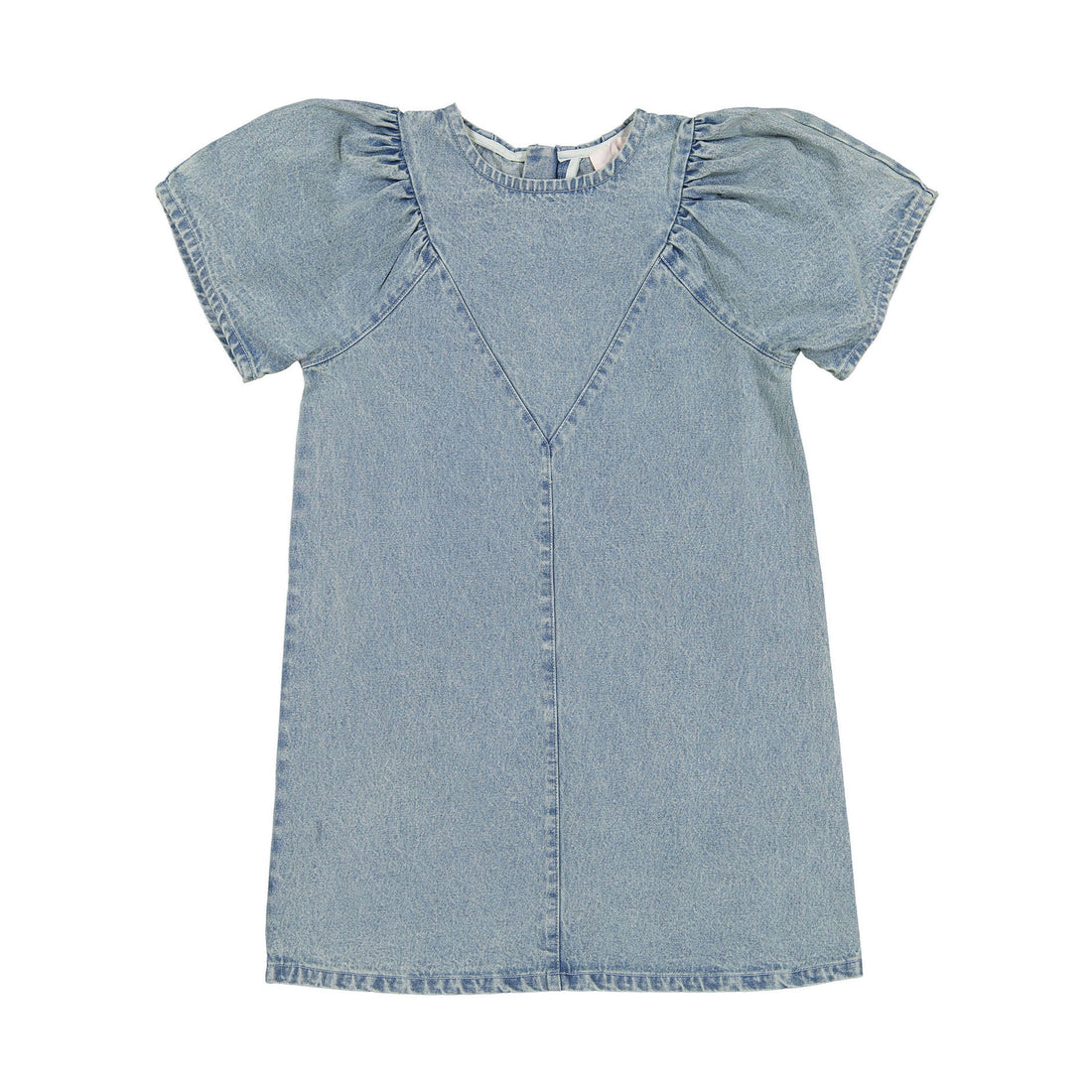 Steph Acid Wash Denim T-Shirt Dress