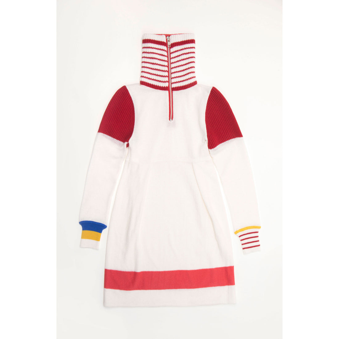 Ligne Noire White Zip Little Dress