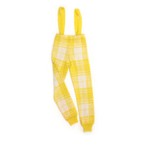 Ligne Noire Yellow Edition Mohair Tartan Strap Trousers