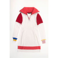 Ligne Noire White Zip Little Dress