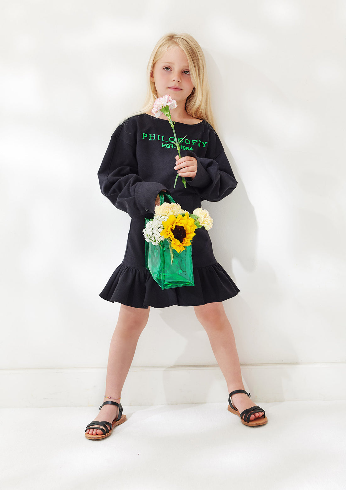 Philosophy Black Logo Dress