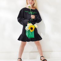 Philosophy Black Logo Dress