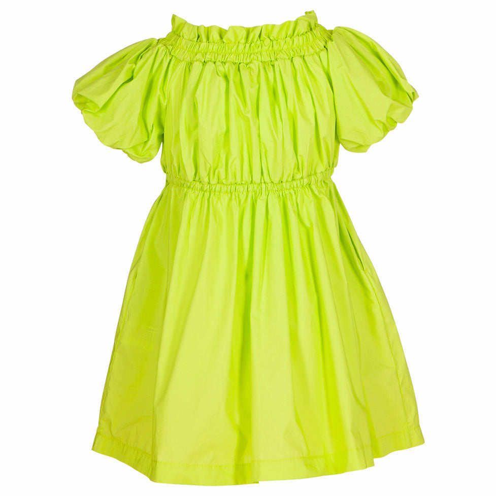 Pinko Lime Poplin Dress