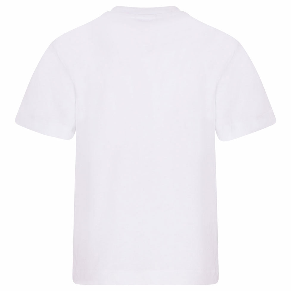 Pinko Off White Metallic Detail Jersey Tee