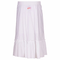 Pinko Off White Logo Maxi Skirt